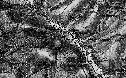 Old map of Swampton in 1895