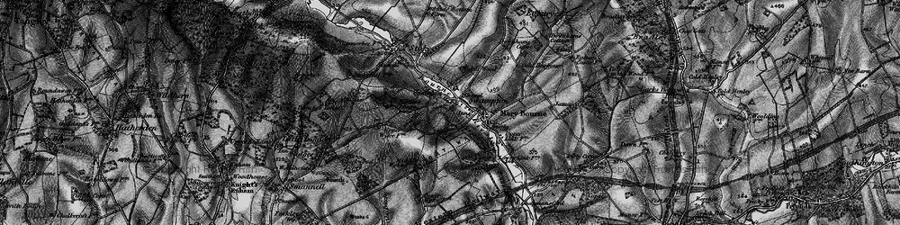 Old map of Swampton in 1895