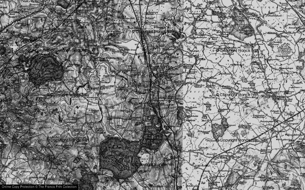 Old Map of Swanbach, 1897 in 1897