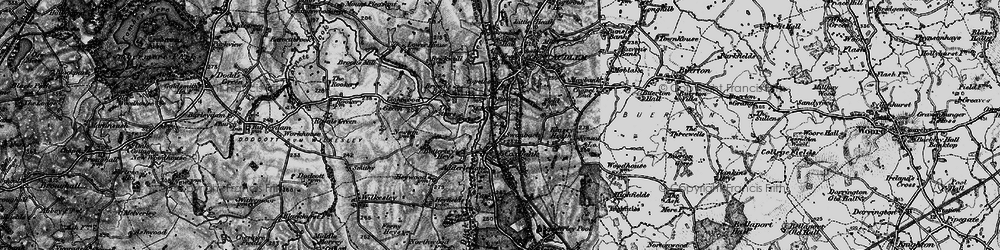 Old map of Swanbach in 1897