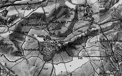 Old map of Swanbourne in 1896