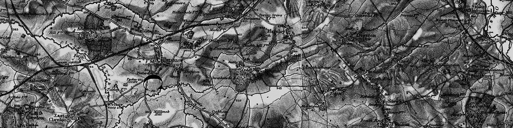 Old map of Swanbourne in 1896