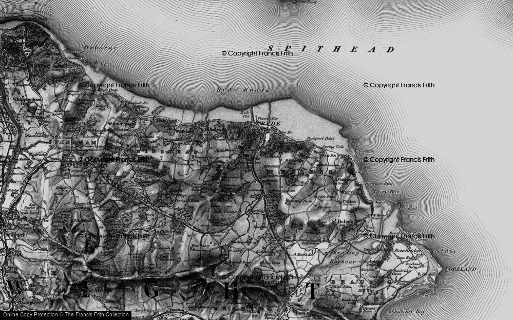 Old Map of Swanmore, 1895 in 1895