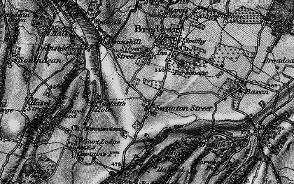 Old map of Swanton Street in 1895