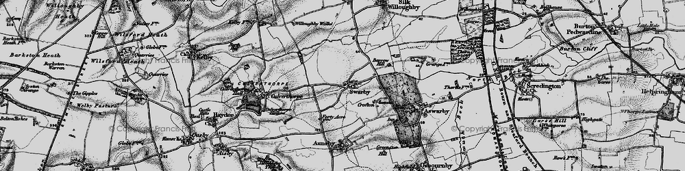 Old map of Crofton in 1895