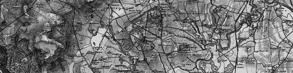 Old map of Swarland in 1897