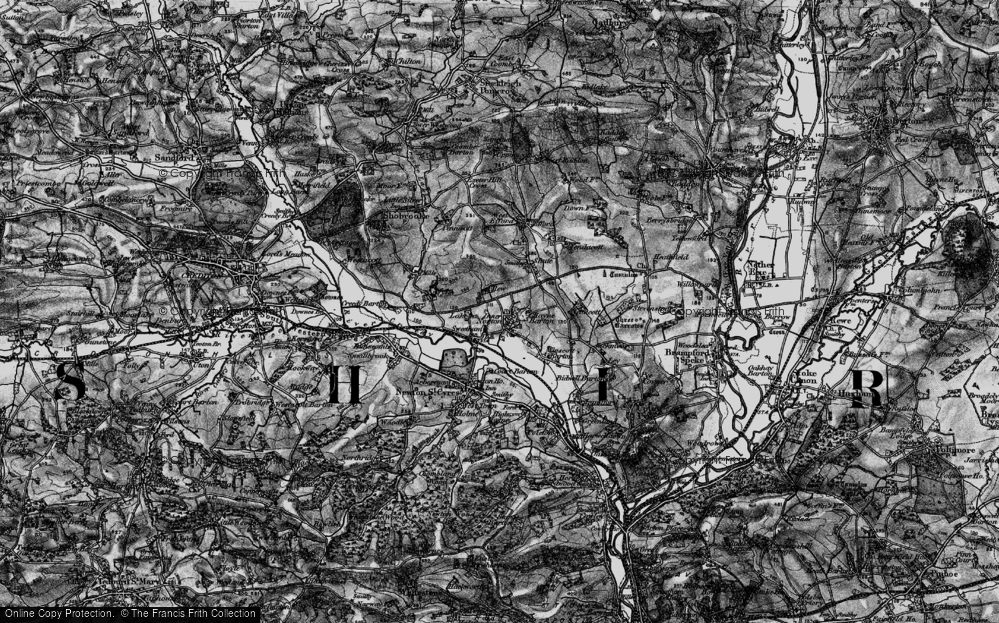 Old Map of Sweetham, 1898 in 1898