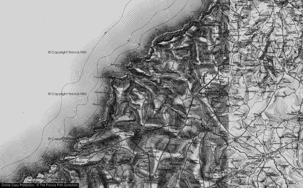 Old Map of Sweets, 1896 in 1896