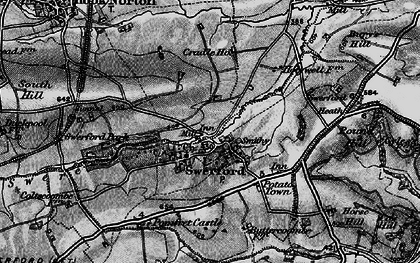 Old map of Swerford in 1896