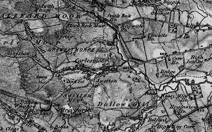 Old map of Belford in 1897