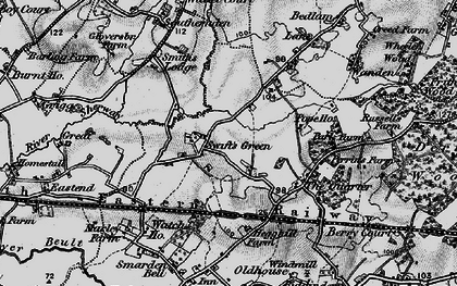 Old map of Swift's Green in 1895