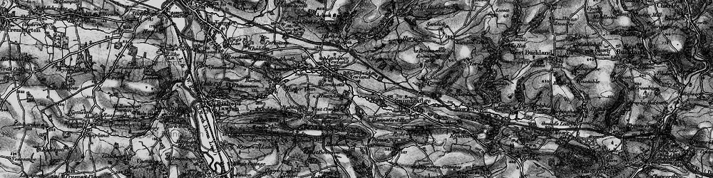 Old map of Swimbridge Newland in 1898