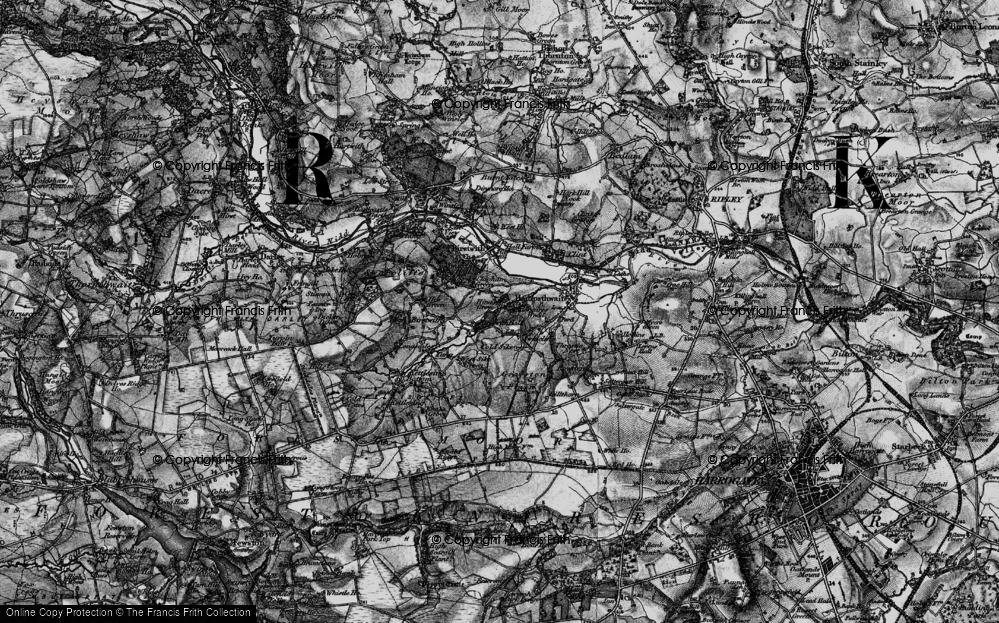 Old Map of Swincliffe, 1898 in 1898