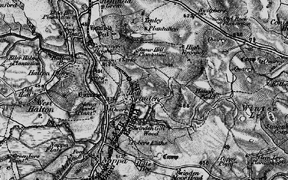 Old map of Winterley Cobba in 1898