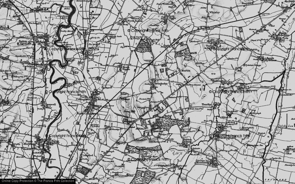 Old Maps of Swinderby, Lincolnshire - Francis Frith