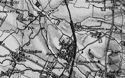 Old map of Swindon in 1896