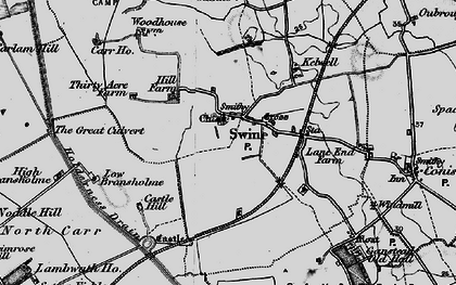 Old map of Swine in 1897