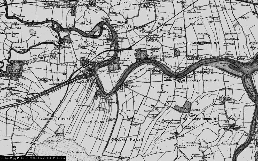 Old Map of Swinefleet, 1895 in 1895