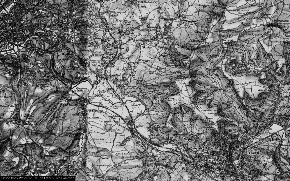 Old Map of Swineford, 1898 in 1898