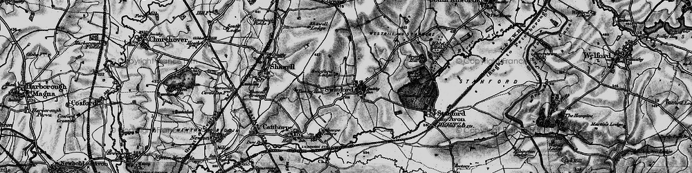 Old map of Swinford in 1898