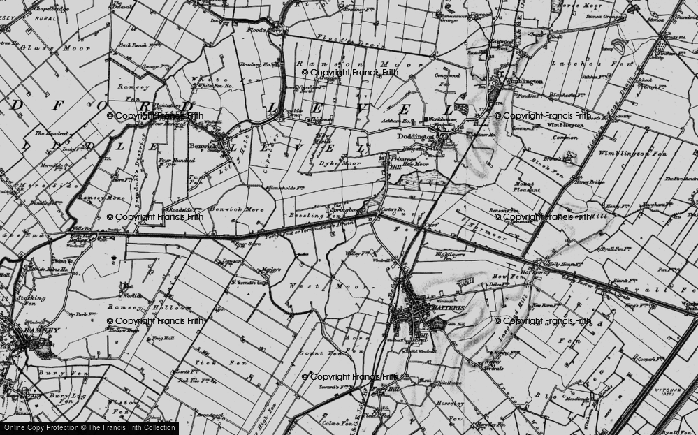 Old Map of Swingbrow, 1898 in 1898