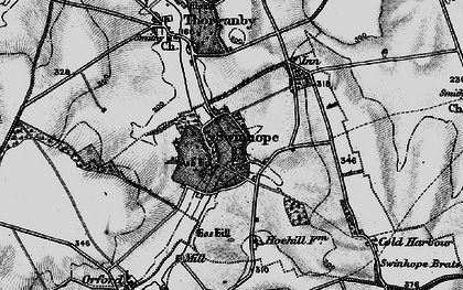 Old map of Swinhope in 1899
