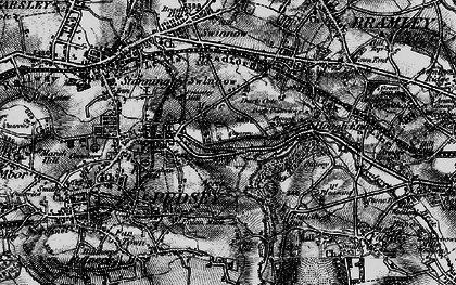 Old map of Swinnow Moor in 1896