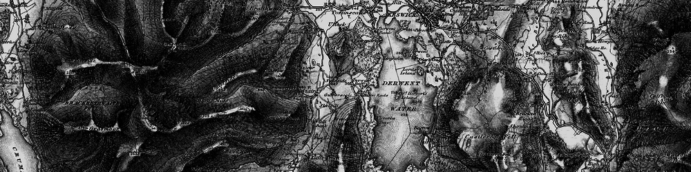 Old map of Swinside in 1897