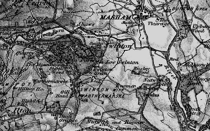 Old map of Swinton in 1897
