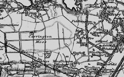 Old map of Swiss Cottage in 1896