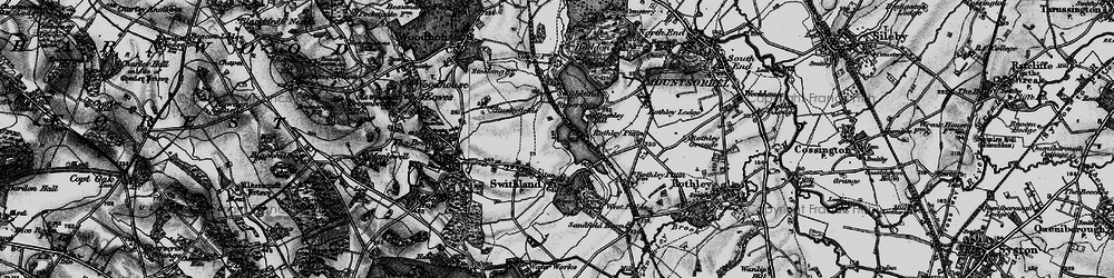 Old map of Swithland in 1899