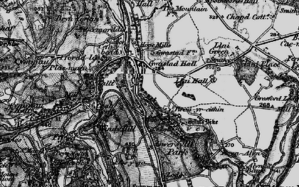 Old map of Sydallt in 1897