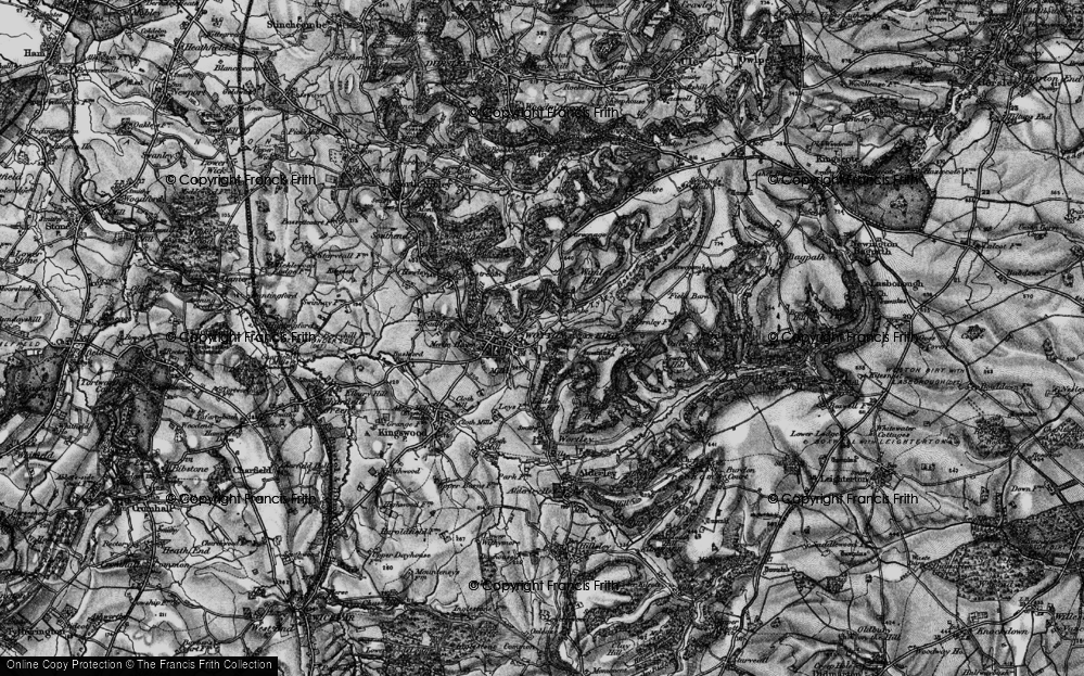 Old Map of Synwell, 1897 in 1897