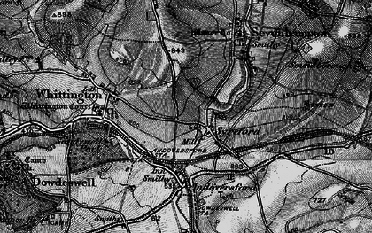 Old map of Syreford in 1896