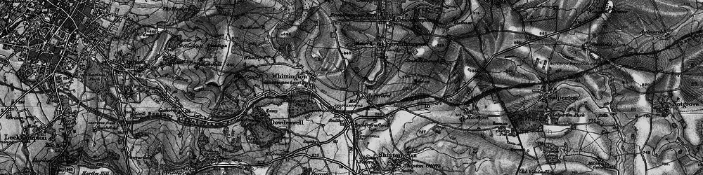 Old map of Syreford in 1896