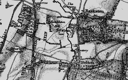 Old map of Bridgewater Ho in 1895