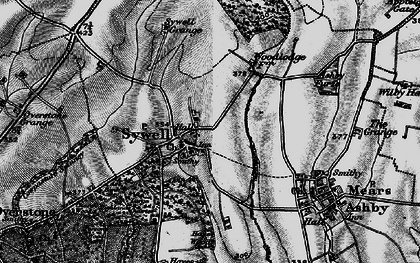 Old map of Sywell in 1898