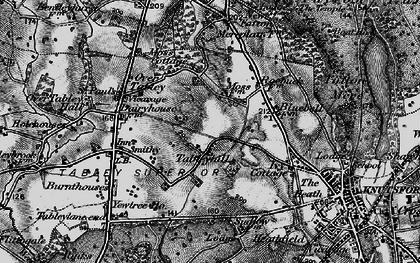 Old map of Tabley Hill in 1896