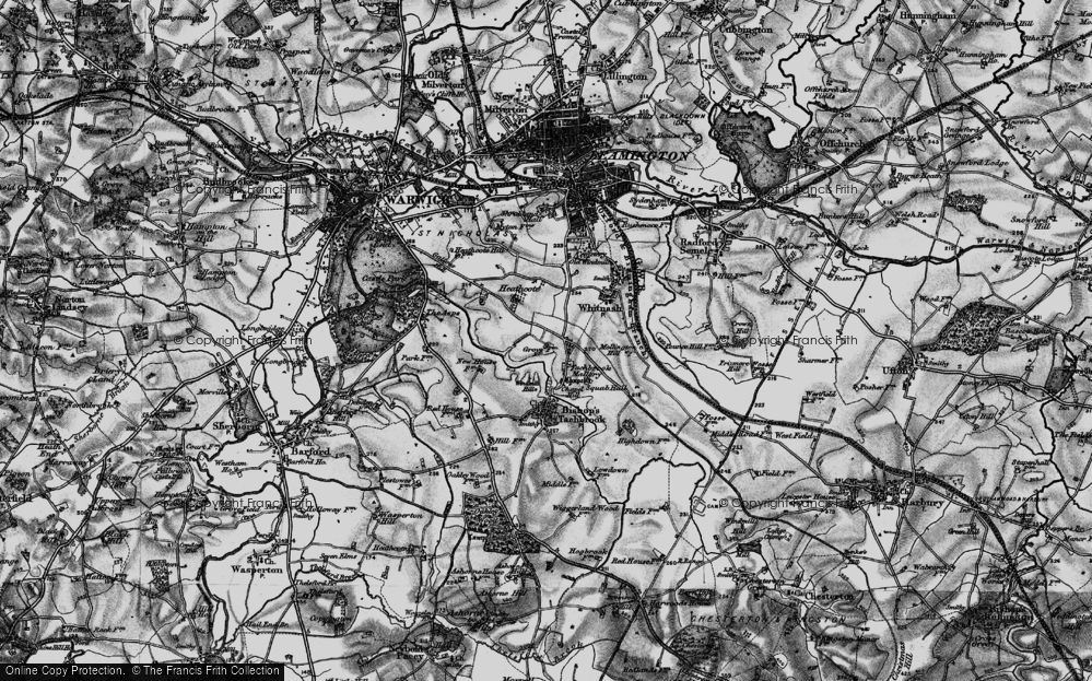 Old Map of Tachbrook Mallory, 1898 in 1898