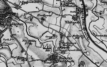 Old map of Tachbrook Mallory in 1898