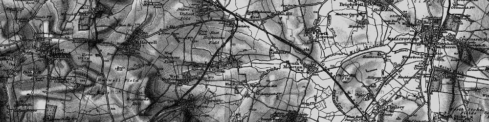 Old map of Tadley in 1895