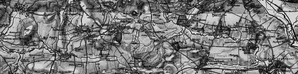 Old map of Tadmarton in 1896