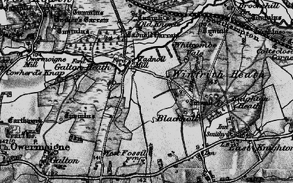 Old map of West Fossil in 1897
