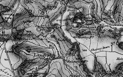 Old map of Tadwick in 1898