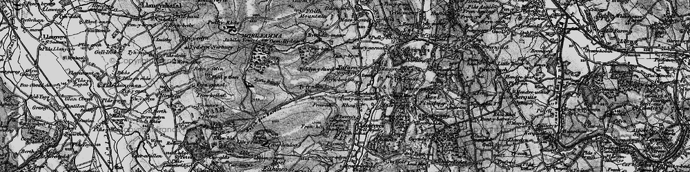 Old map of Tafarn-y-Gelyn in 1897