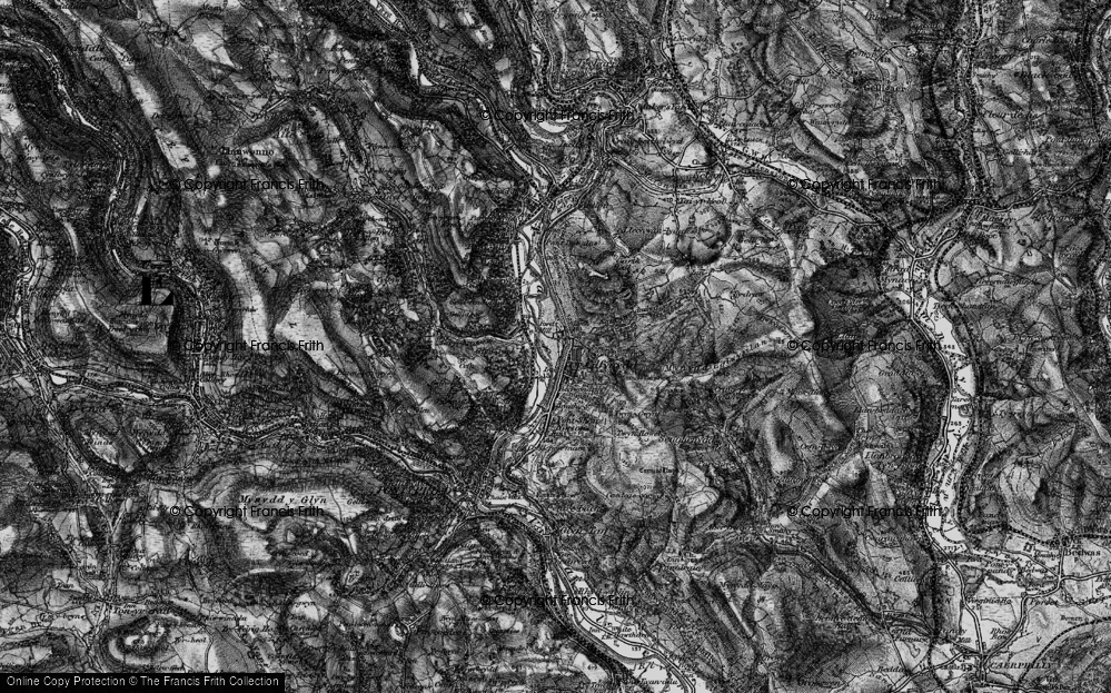 Old Map of Taff Vale, 1897 in 1897