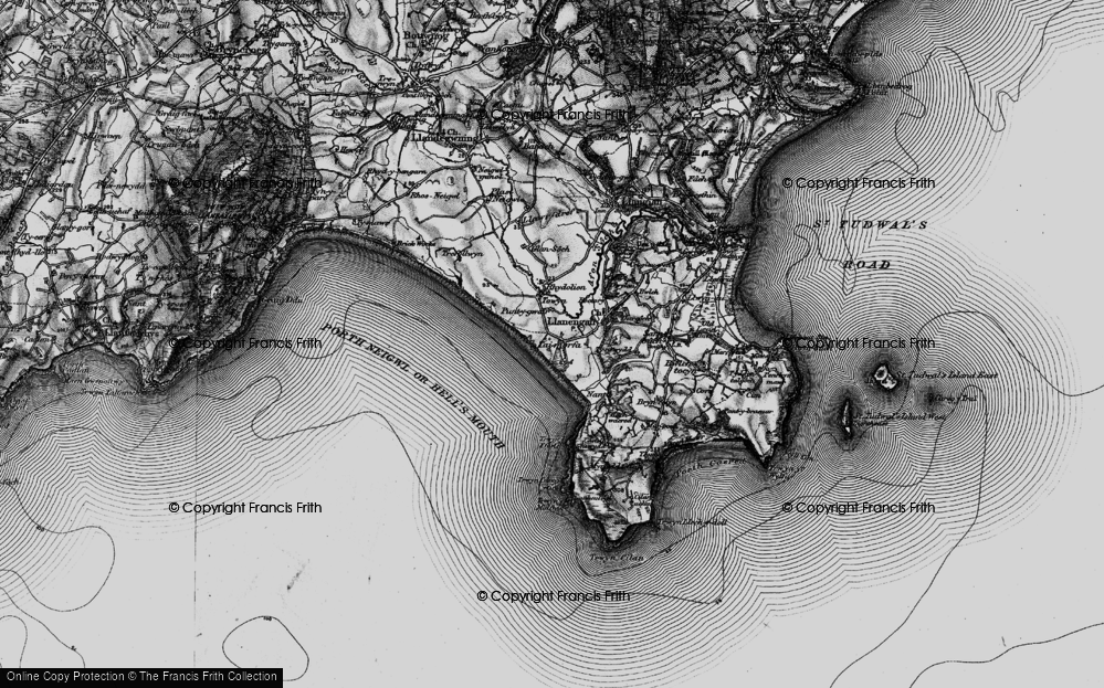 Old Map of Tai-morfa, 1898 in 1898