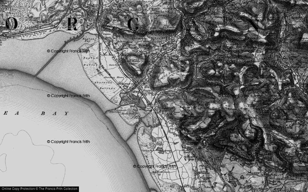 Old Map of Taibach, 1897 in 1897