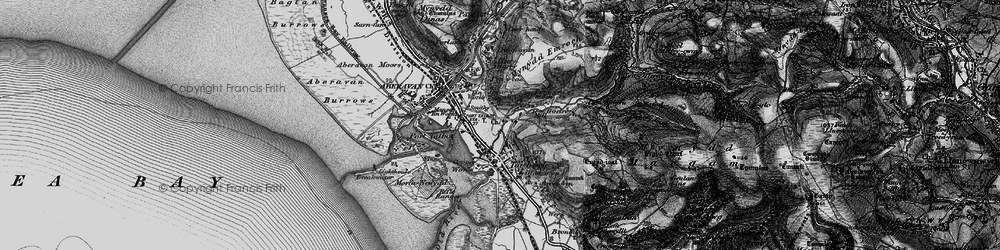 Old map of Taibach in 1897