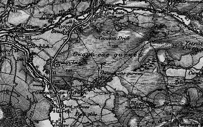 Old map of Tairgwaith in 1898